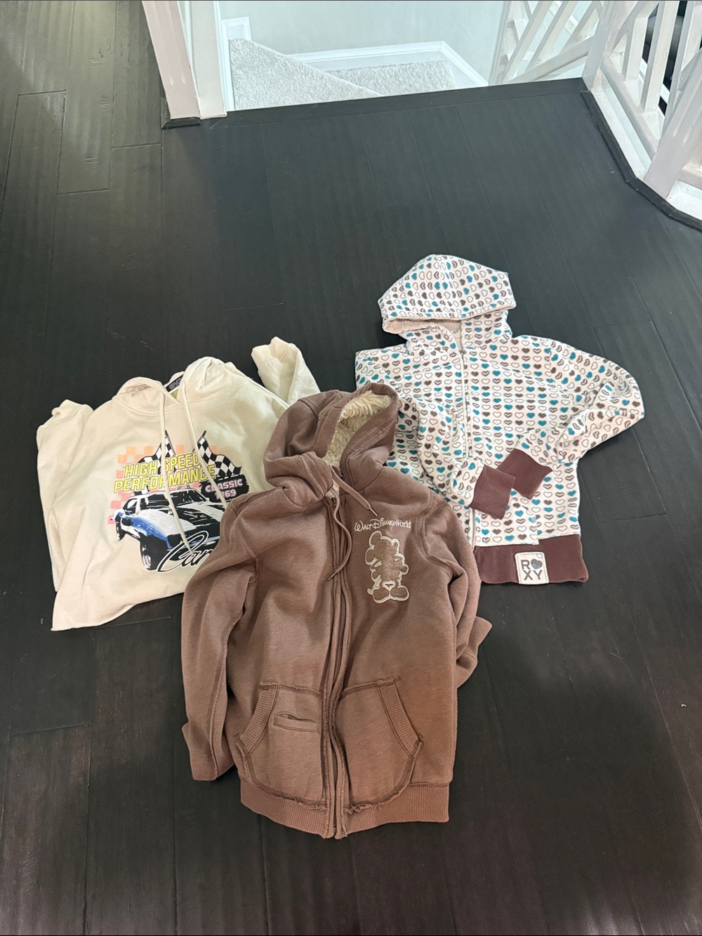 Disney Brown Sherpa-Lined Girls' Zip Hoodie Roxy to gm